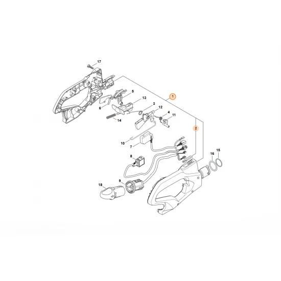 STIHL  Okładzina uchwytu 4869 790 0600